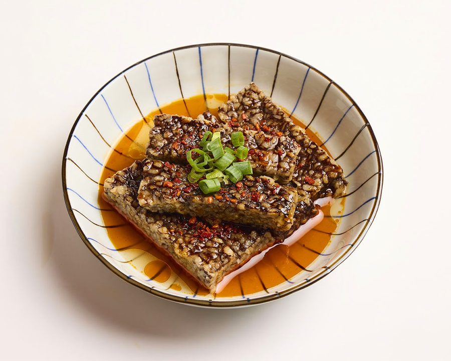 麻辣滷米血